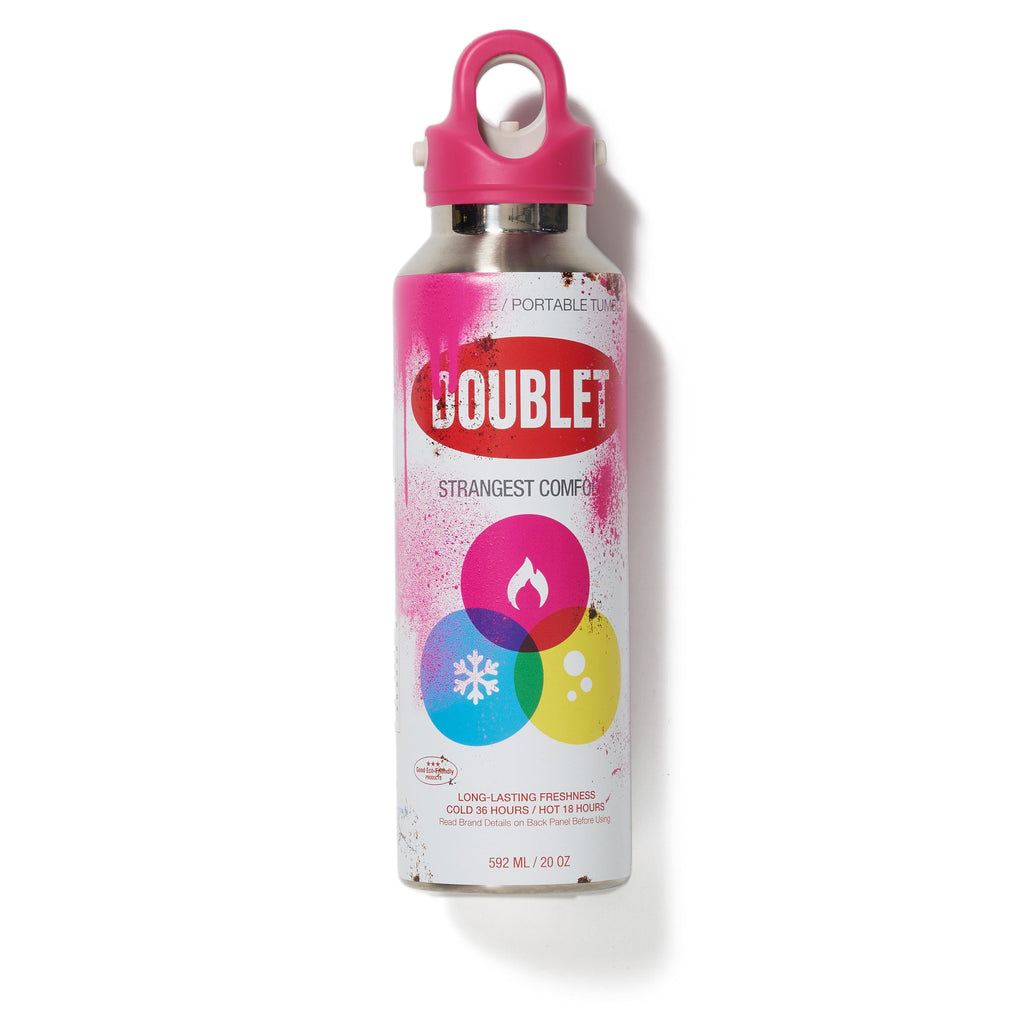 SPRAY-CAN WATER BOTTLE/MEDIUM - PINK