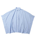 DRESS SHIRT PONCHO - L.BLUE