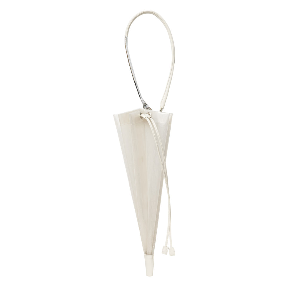 UPCYCLED UMBRELLA BAG - WHITE