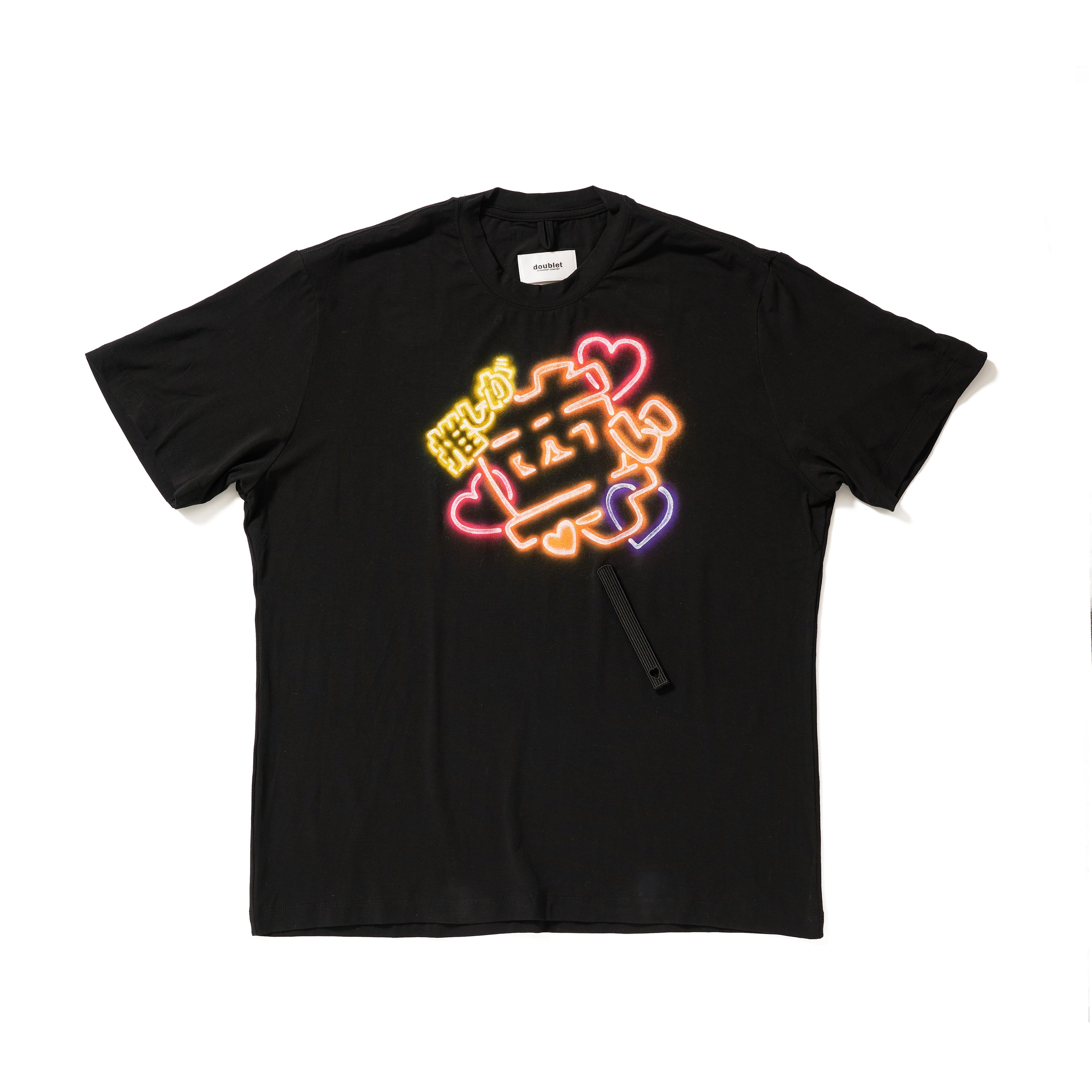 BIG FAN-SERVICE NEON PAINT T-SHIRT - JAPANESE