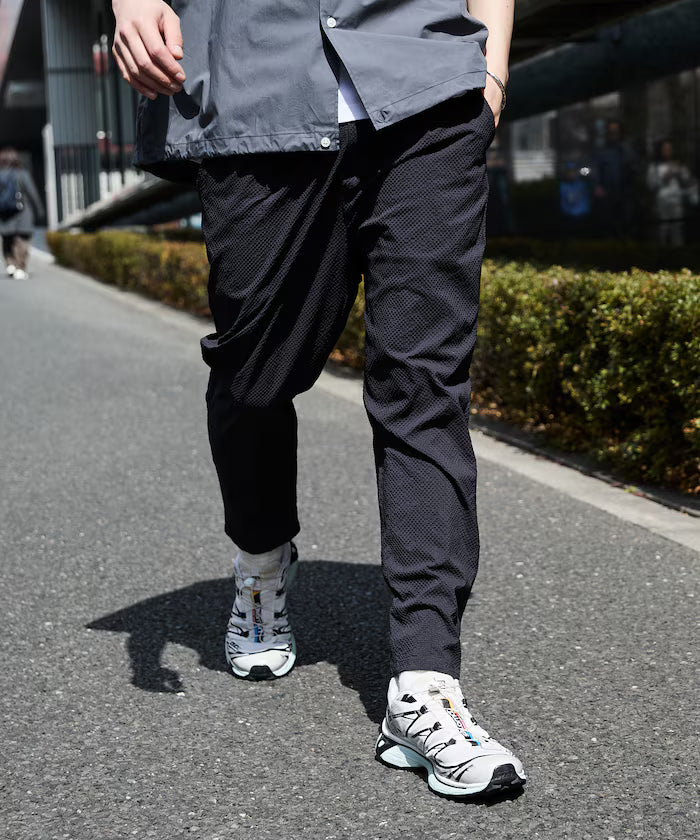 AiRide/Air Ride Slim Tapered Silhouette Sheer Seersucker Packable Easy Pants/Quick-Dry/UV Cut [Limited Edition]