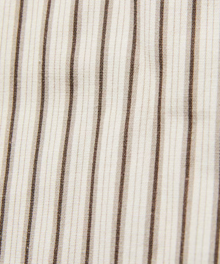 Stripe Print Canvas Market Bag