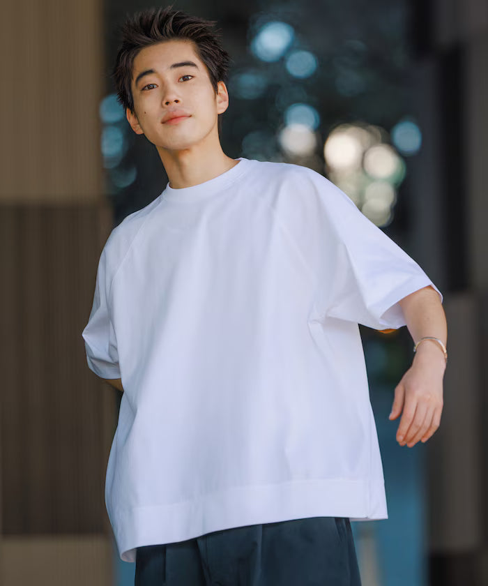 STORATECH/Stratech Lightweight Wide Silhouette Raglan T-Shirt/Antibacterial/Odor Resistant/Antimicrobial/UV Cut/Contact Cooling Moisture-Wicking 【Limited Edition】