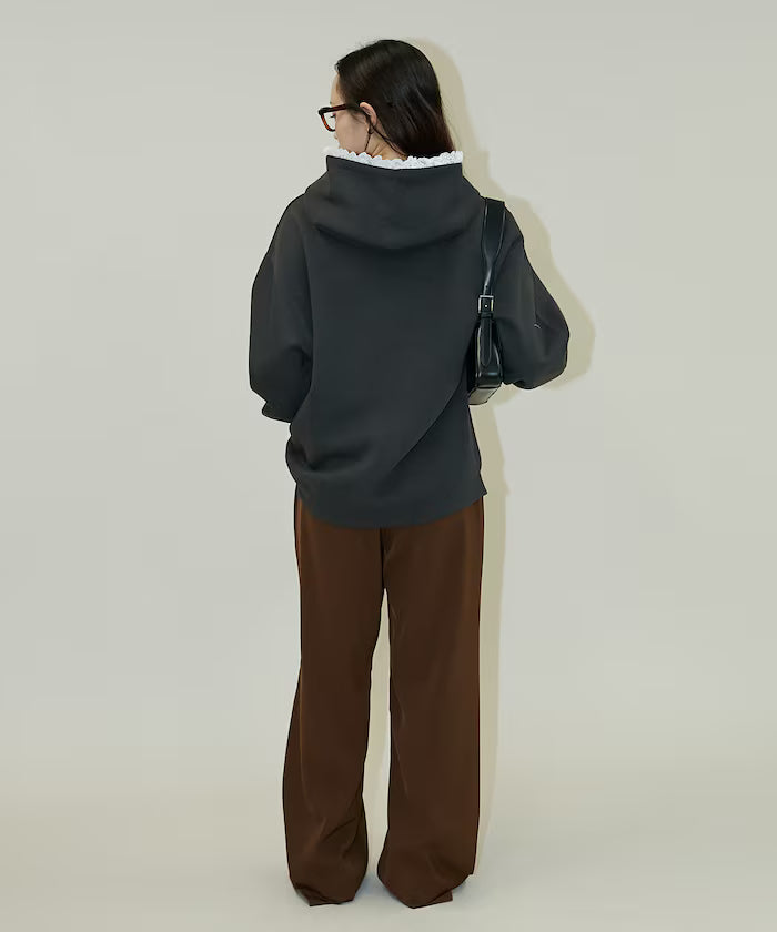 Hoodie with lace and brushed lining - Limited Release