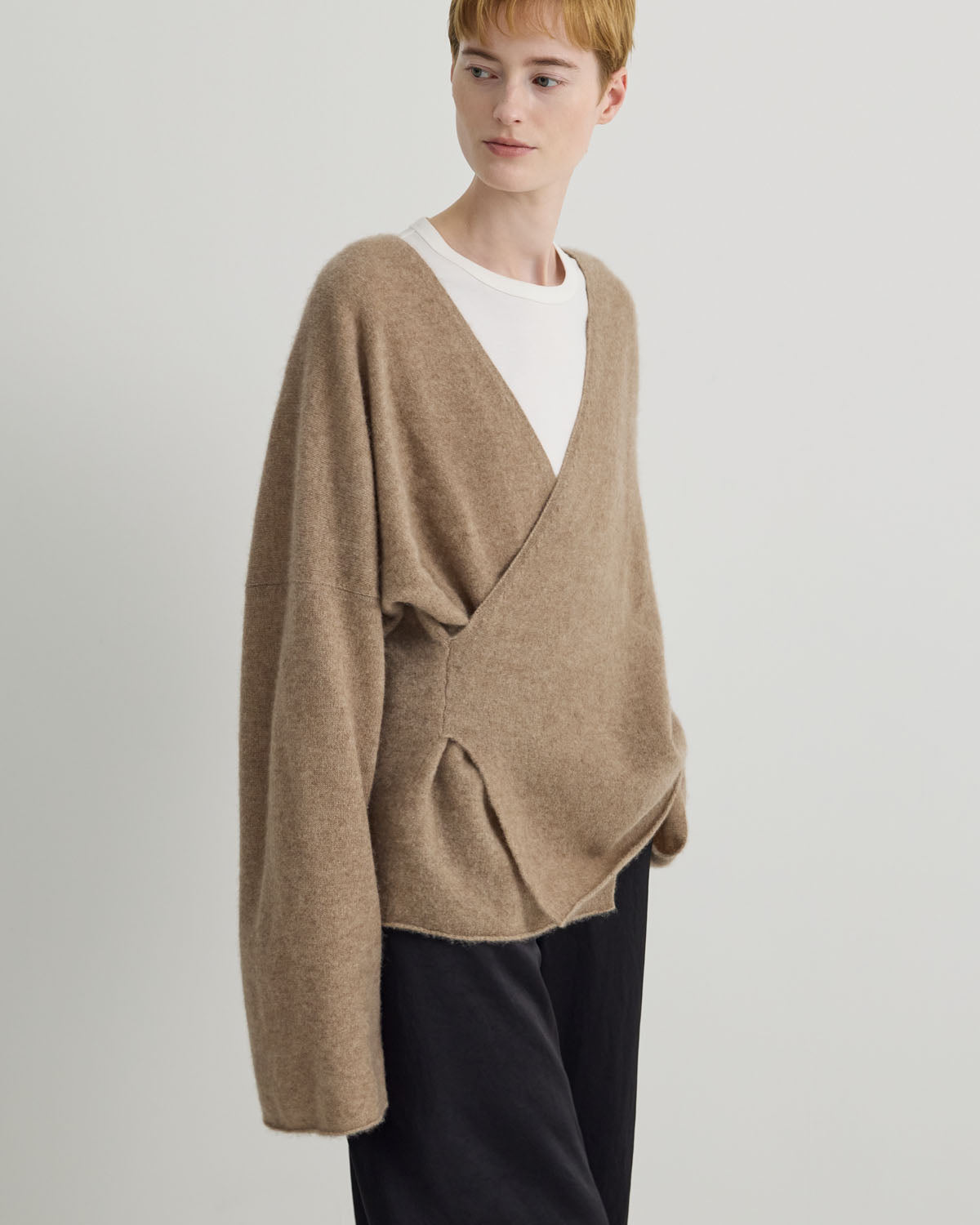 CASHMERE CACHE COEUR PULLOVER