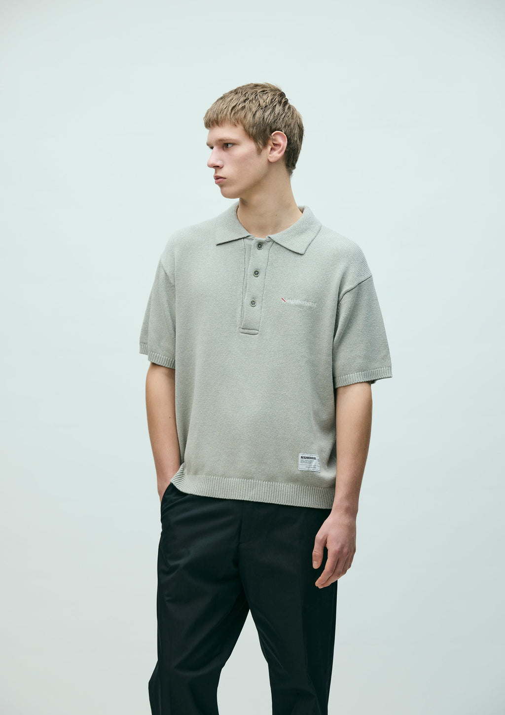 Knit Polo Ss