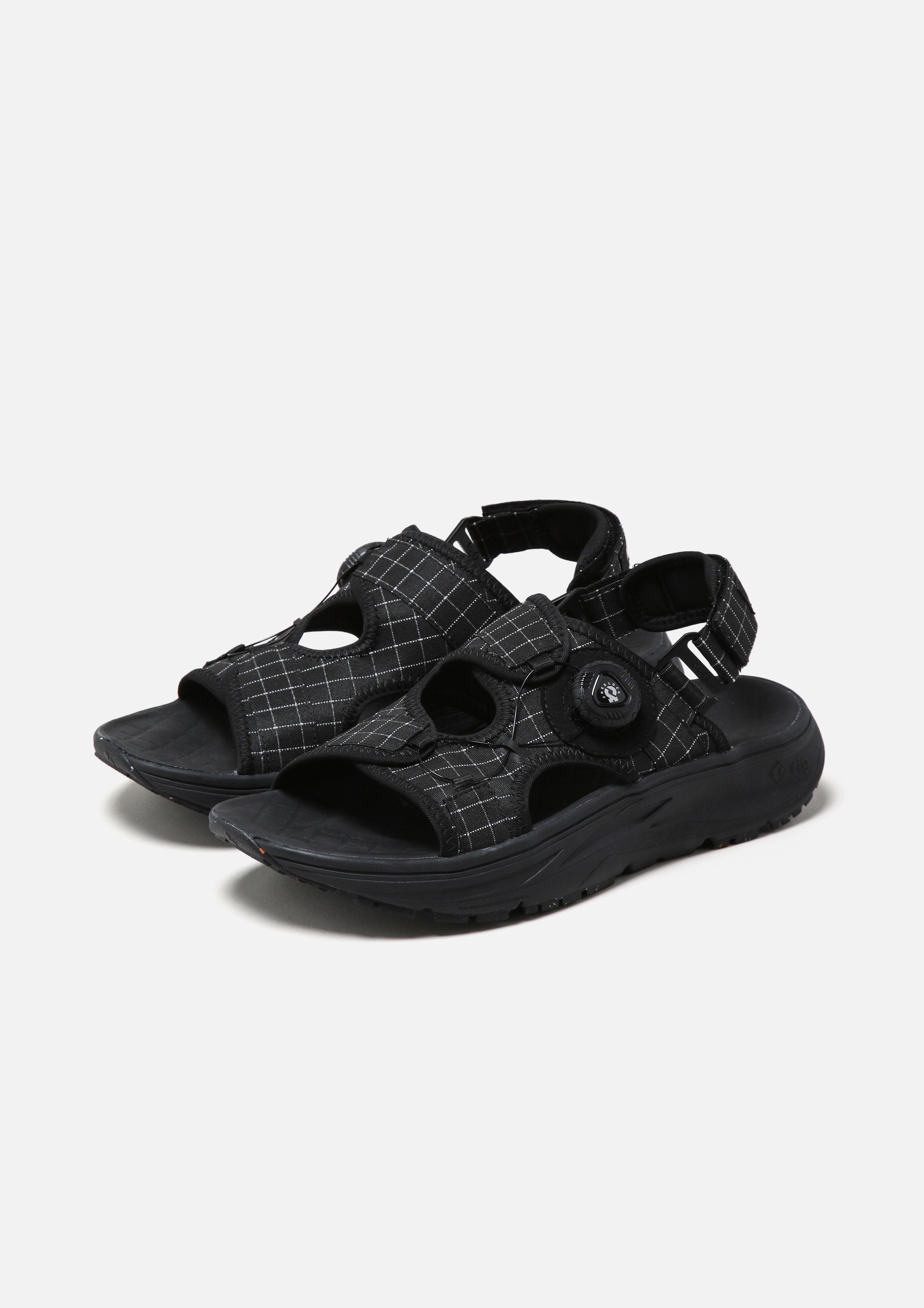 Nh X Rig Footwear Reflective Sandal - BLACK