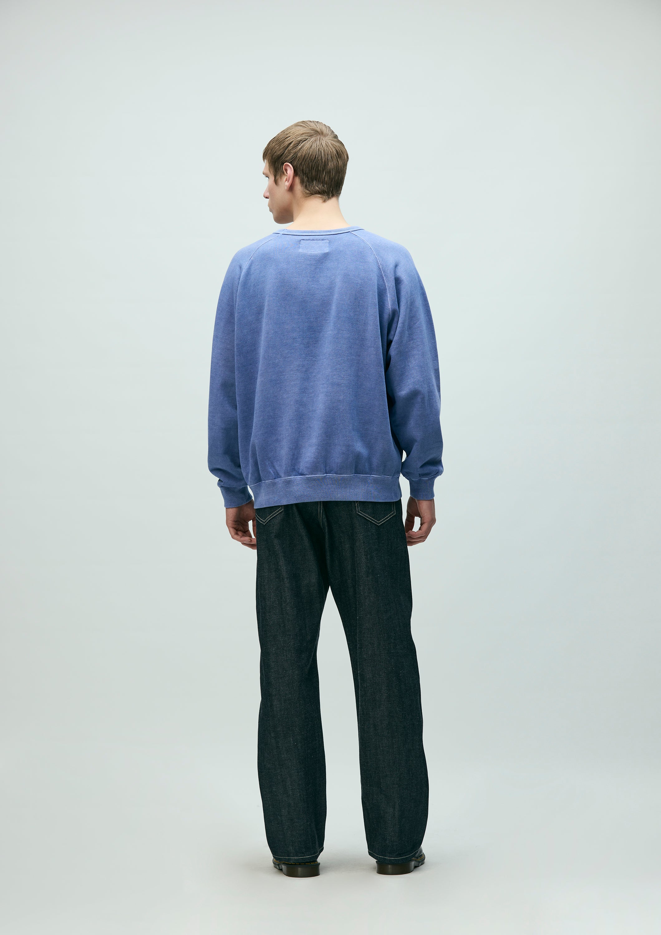 Pigment Dyed Sweat Shirt Ls