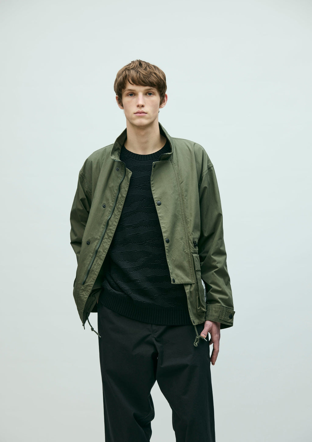 Stand Collar Field Jacket