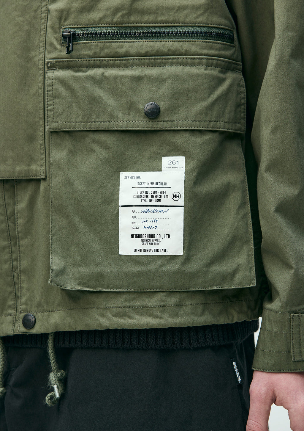 Stand Collar Field Jacket