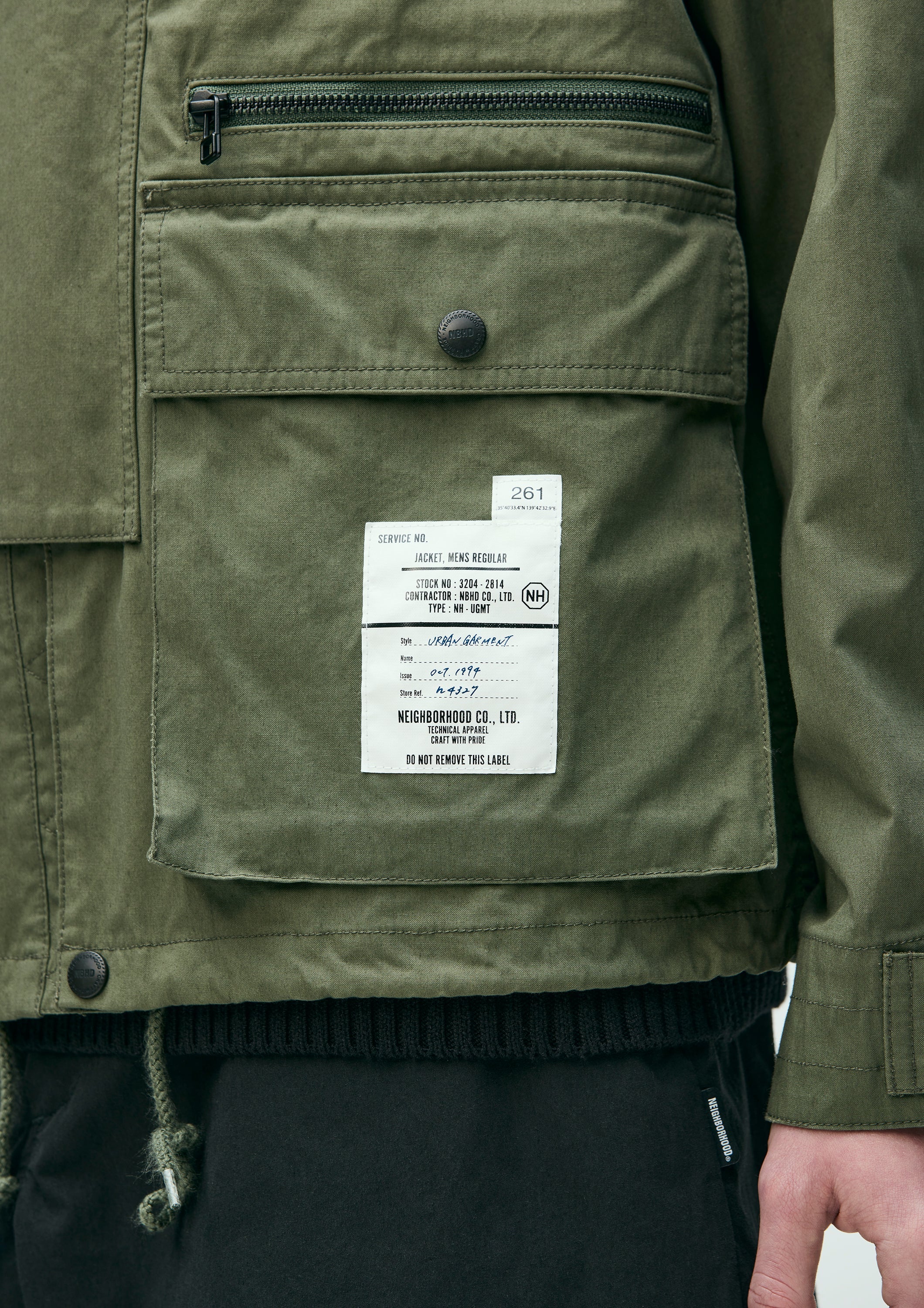 Stand Collar Field Jacket