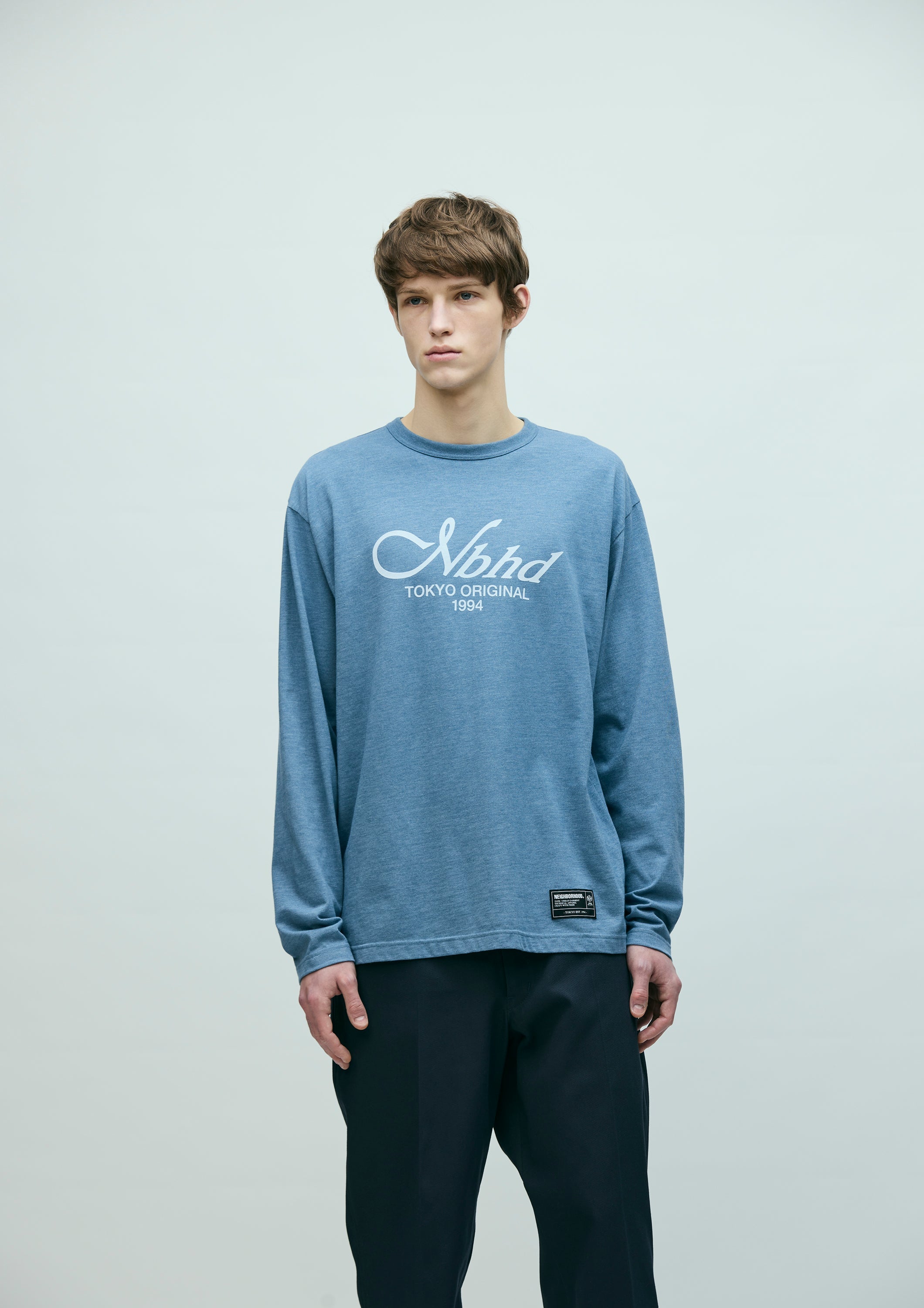 Heather Fabric Tee Ls