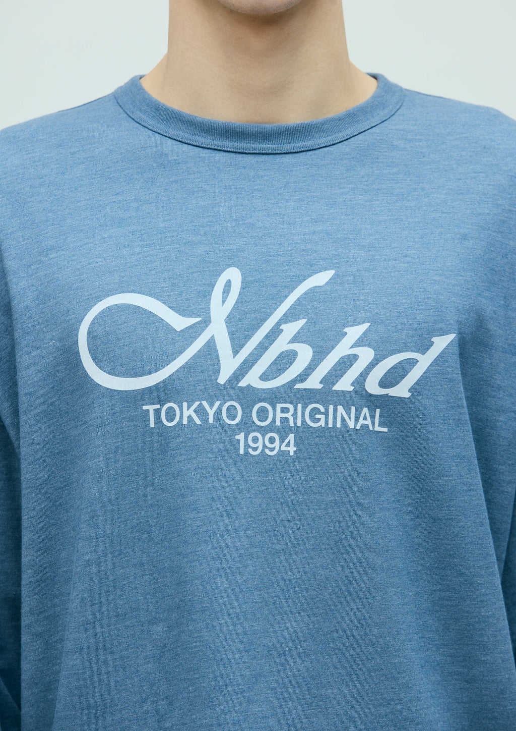 Heather Fabric Tee Ls