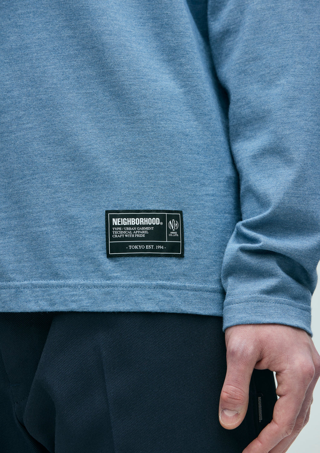 Heather Fabric Tee Ls