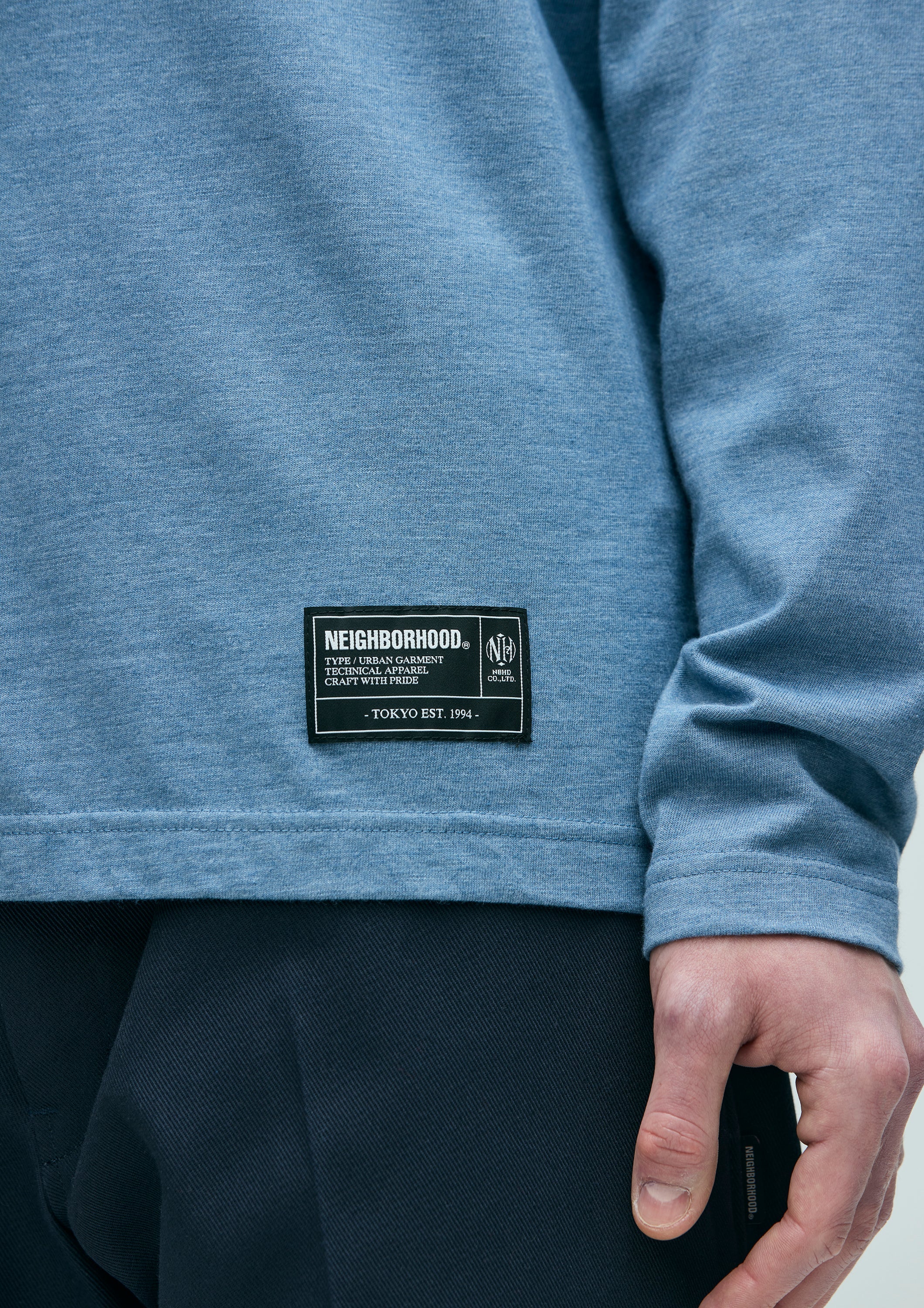 Heather Fabric Tee Ls