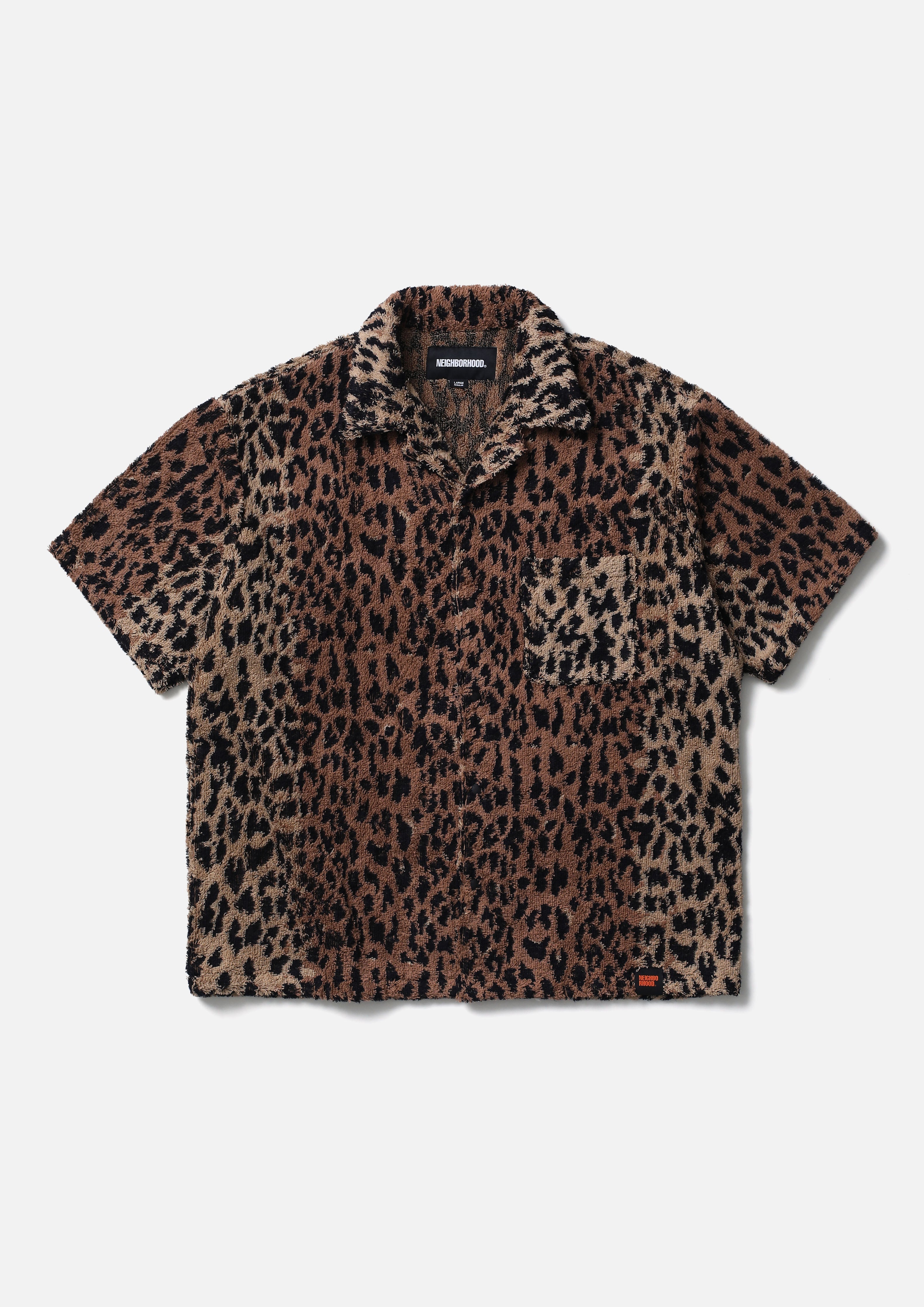 Nh X Hippopotamus Terry Cloth Shirt Ss - LEOPARD