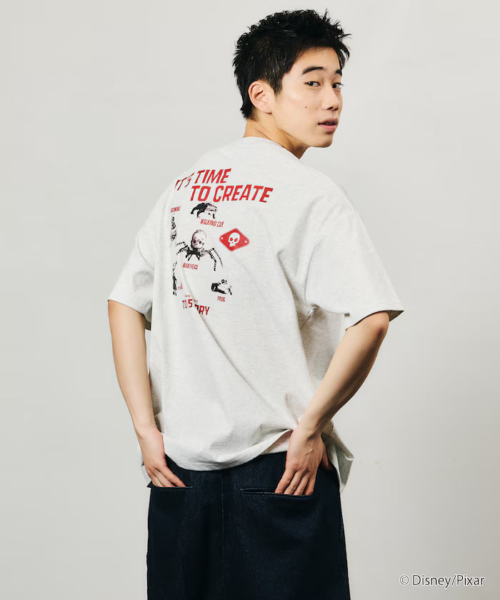 [TOY STORY] Exclusive Character Print Crew Neck T-Shirt Sid's Toy [Limited Edition]