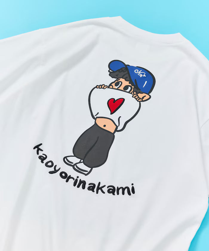 [Sales start on May 22 at 12:00] kaoyorinakami × FREAK'S STORE/ Kaoyorinakami exclusive Heso Dashi Boy Tee