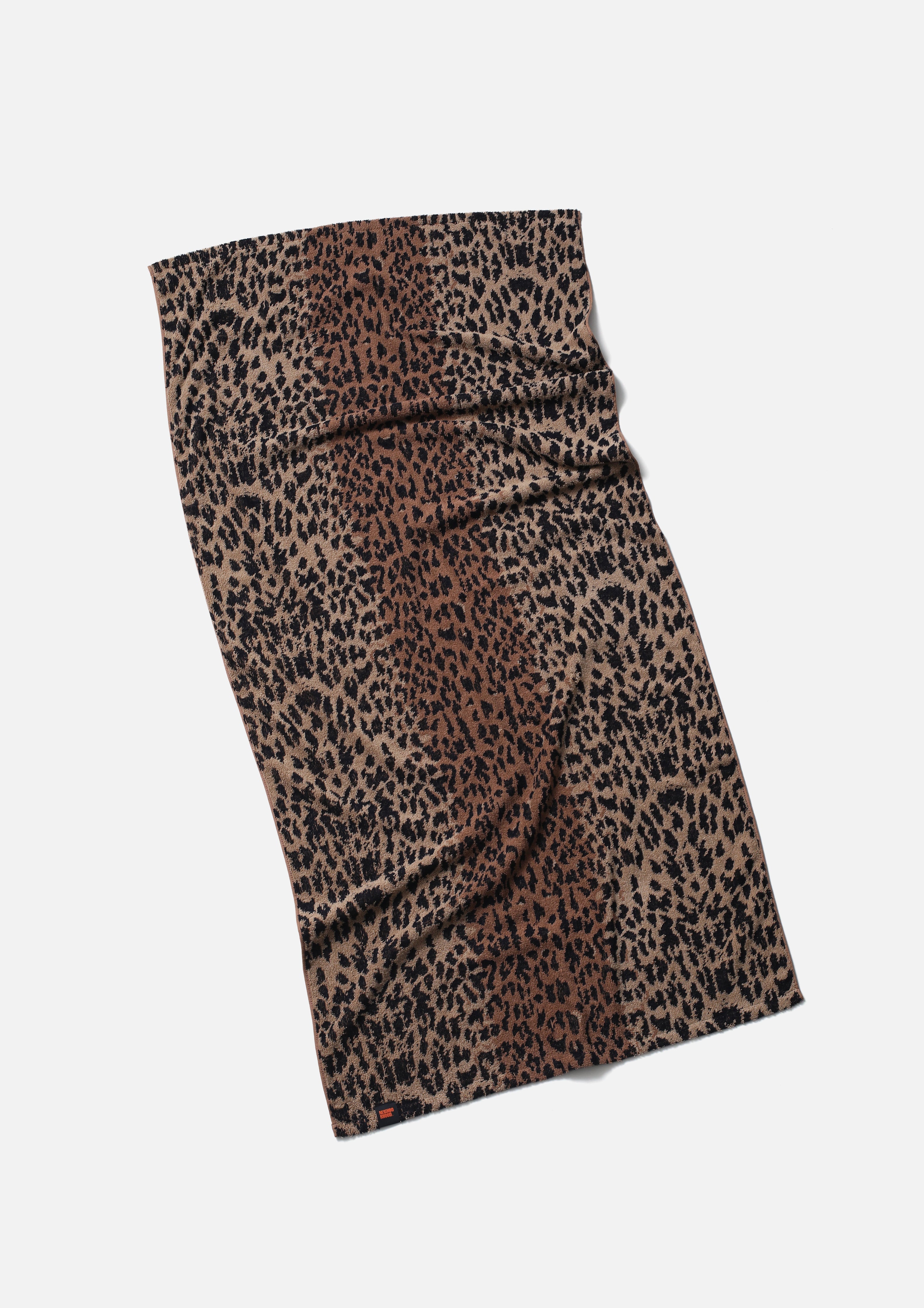 Nh X Hippopotamus Regular Bath Towel - LEOPARD