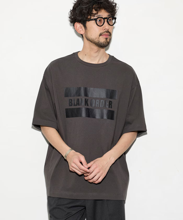 6oz Front Logo Print Crew Neck T-Shirt / Back Print T-Shirt PRINT BURGER