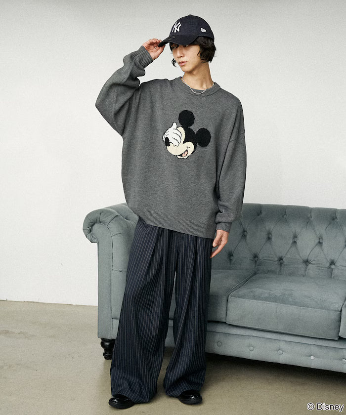 Custom Mickey Mouse Face Knit