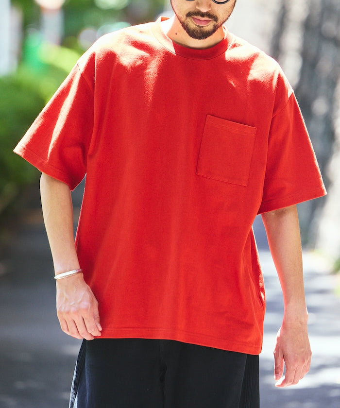 HEAVY WEIGHT/Heavy Weight Short Sleeve Crew Neck Pocket T-Shirt/10.5 ounces