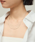 3-Link Chain Necklace - Silver