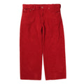 FLOATING WAIST STRAWBERRY TROUSER - RED
