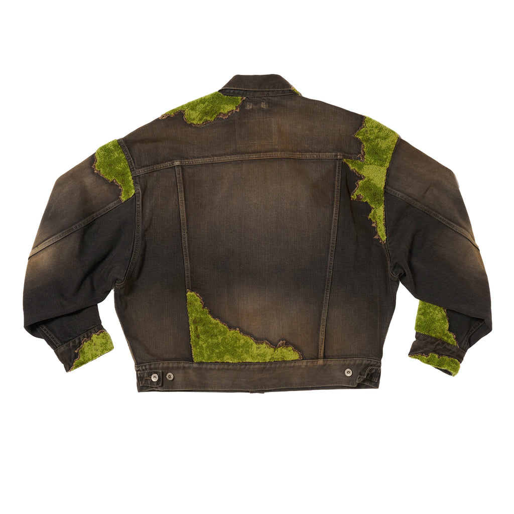 MOSS-GROWN WOOD DENIM JACKET