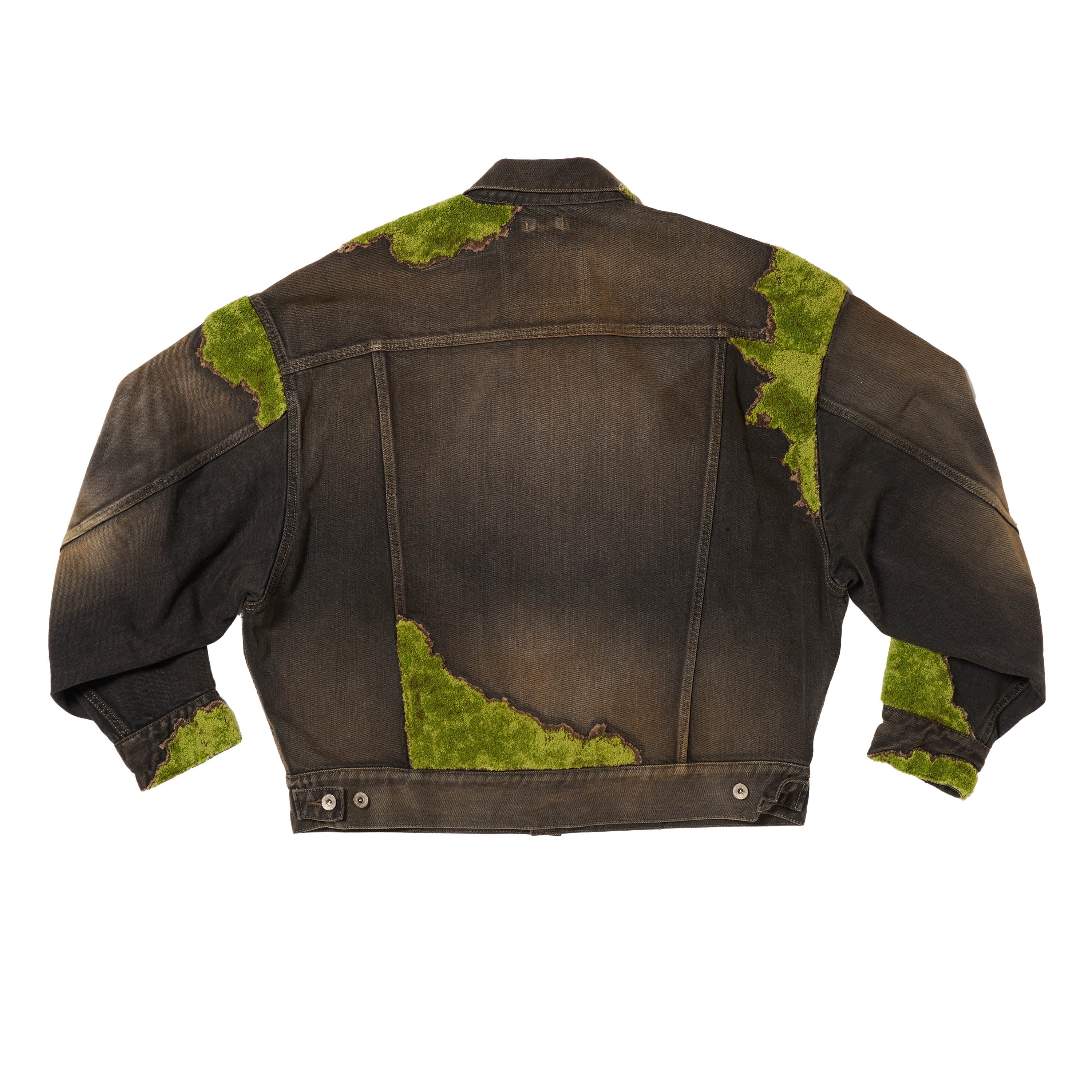 MOSS-GROWN WOOD DENIM JACKET