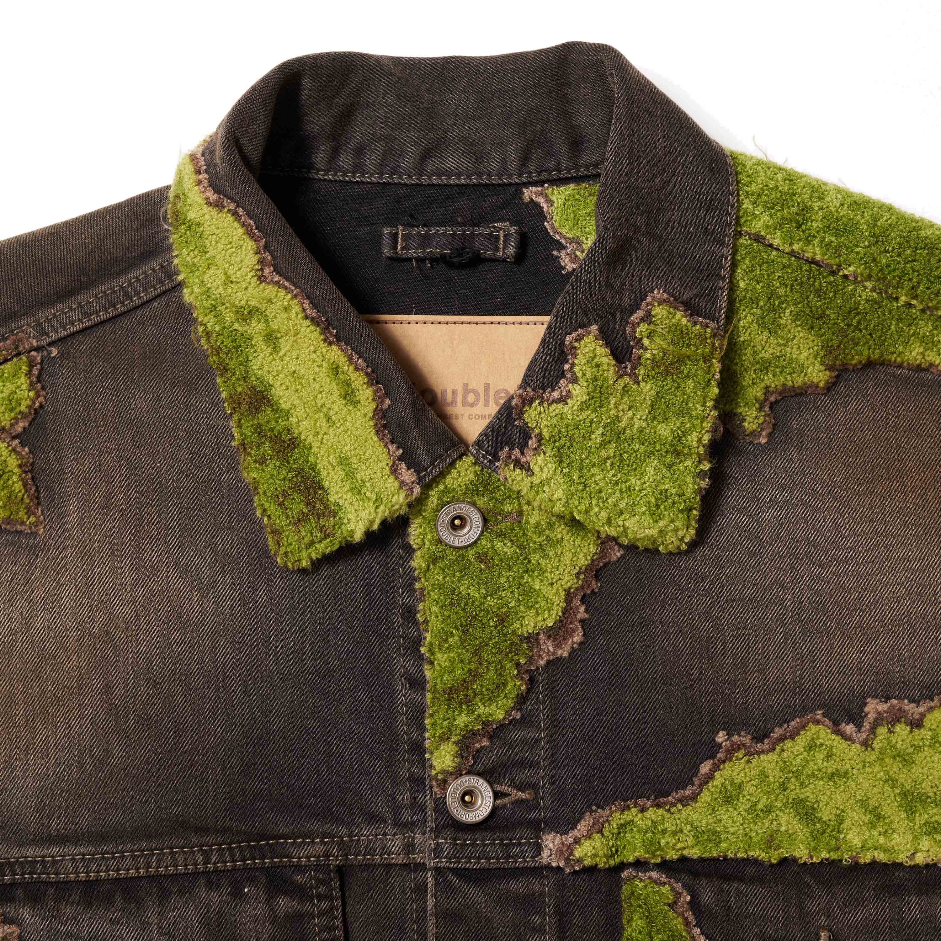 MOSS-GROWN WOOD DENIM JACKET