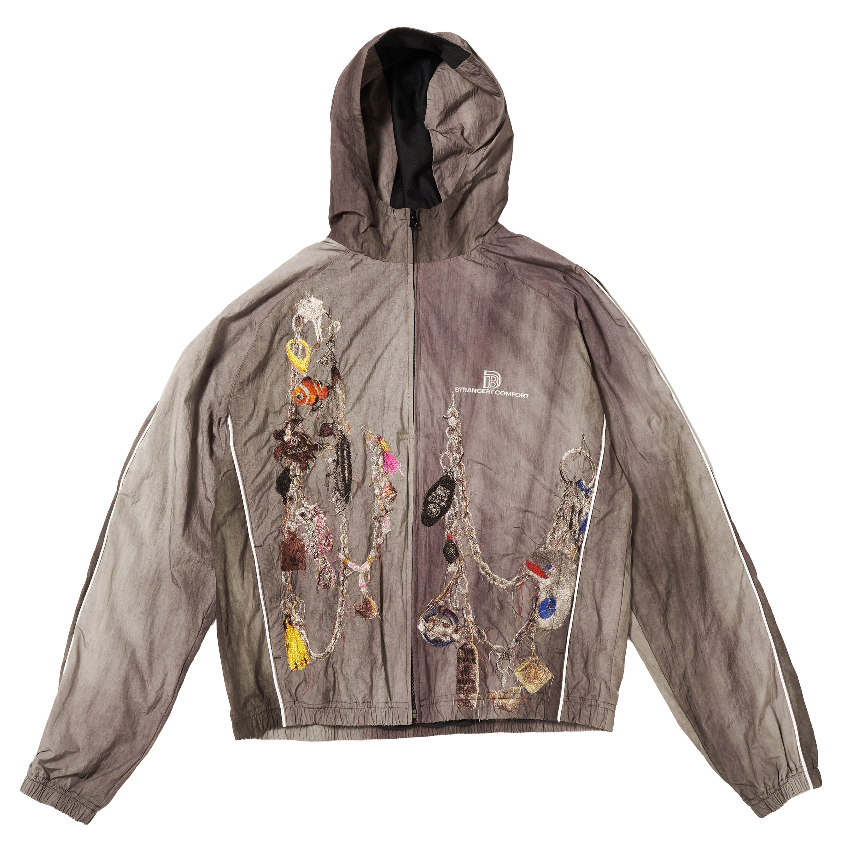 EMBROIDERED CHAIN TRACK JACKET - CHACORL