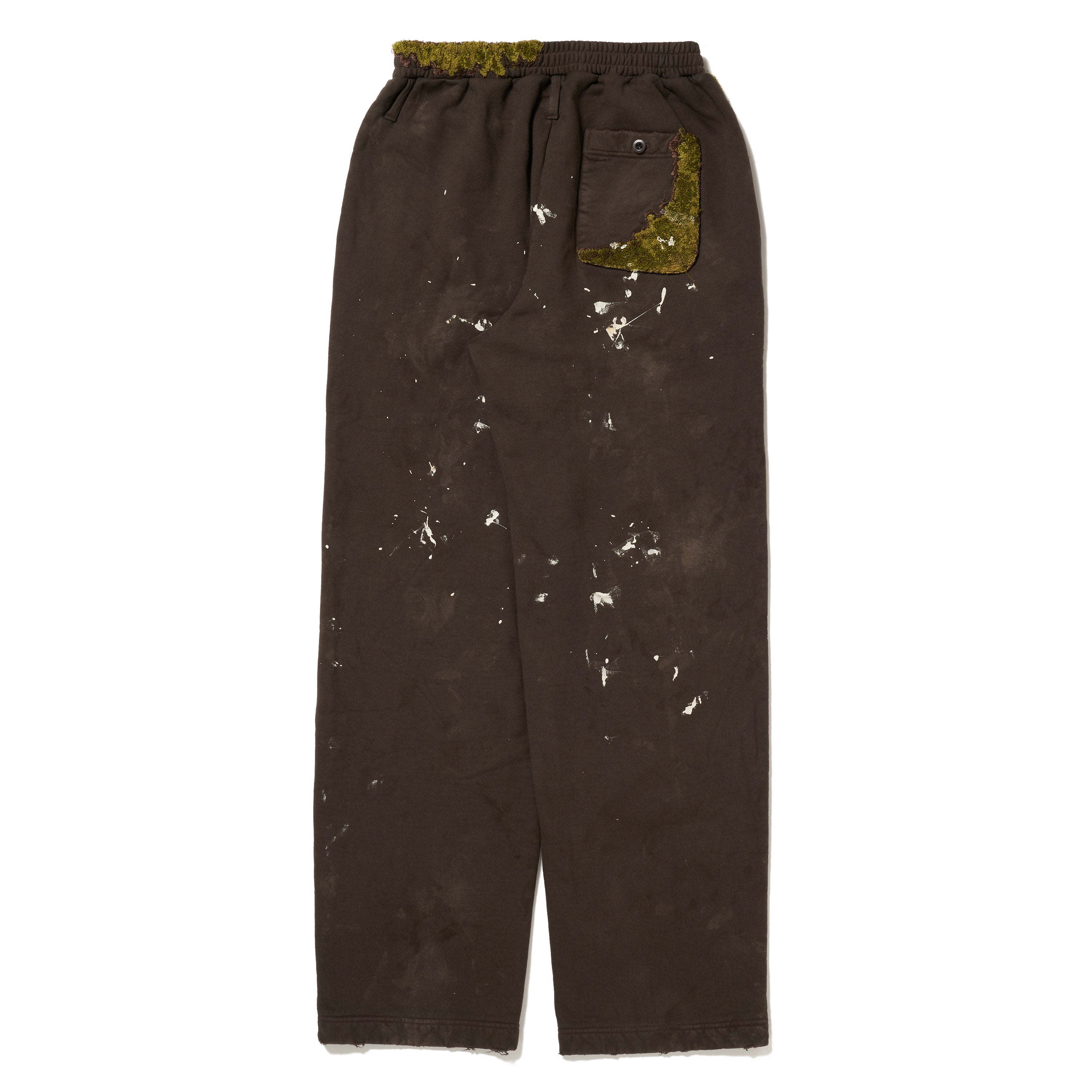 MOSS-GROWN EMBROIDERY SWEAT PANTS
