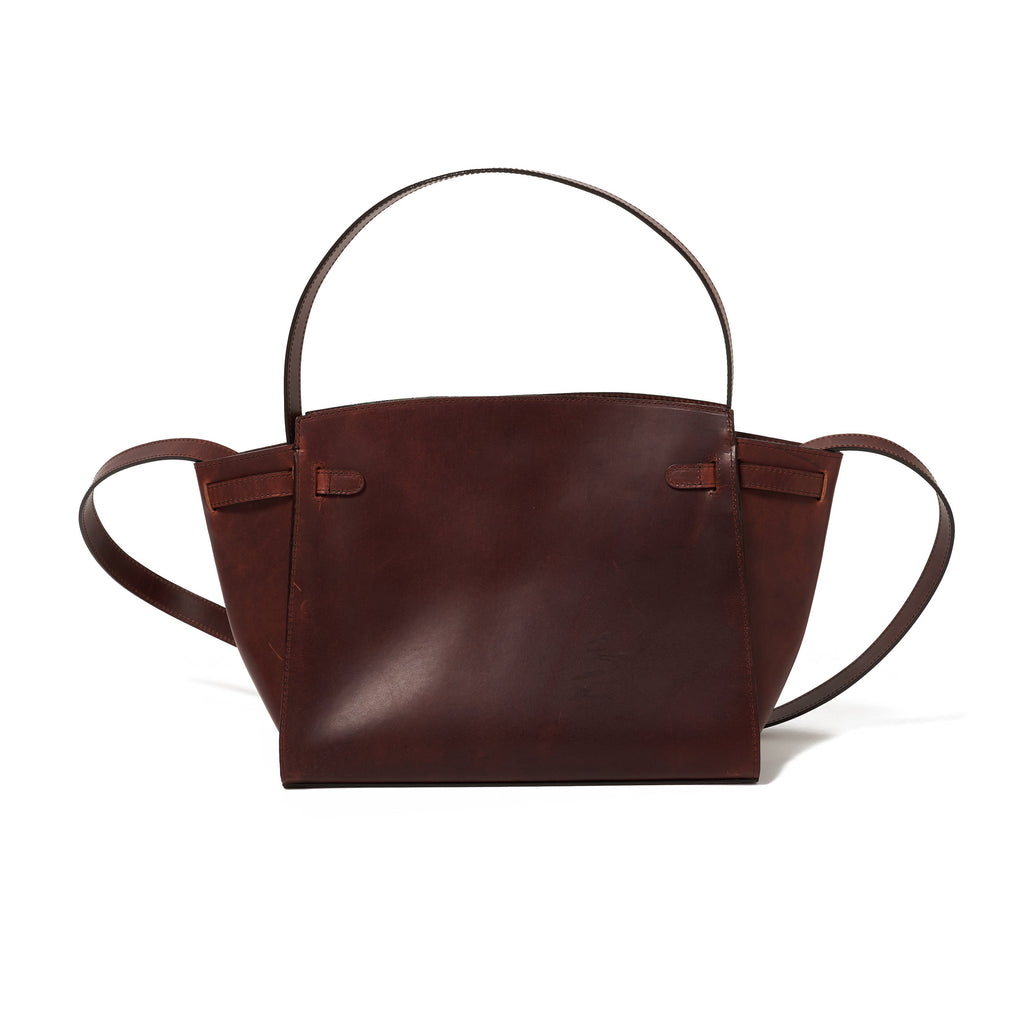 LEATHER "ITA" SHOULDER BAG