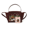 LEATHER "ITA" SHOULDER BAG - BROWN