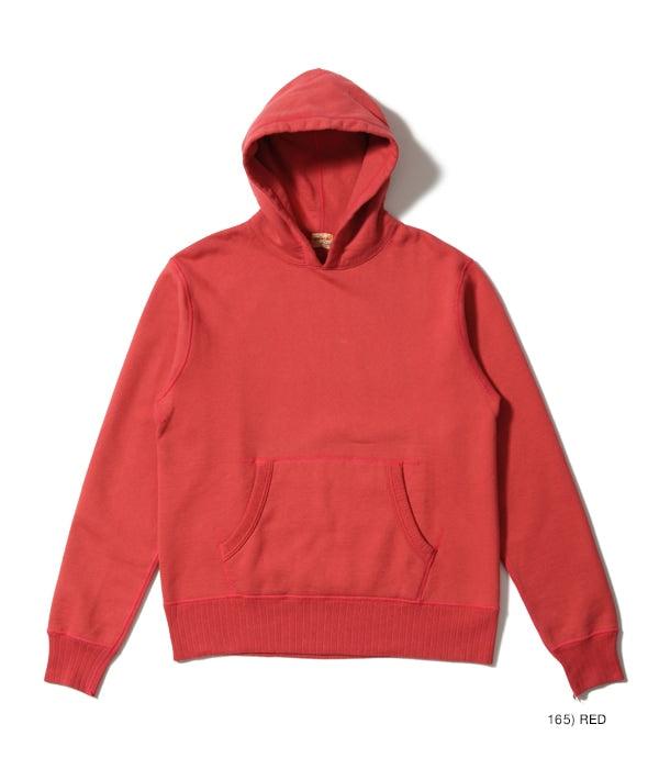 HEAVY SWEAT HOODED PARKA - RED
