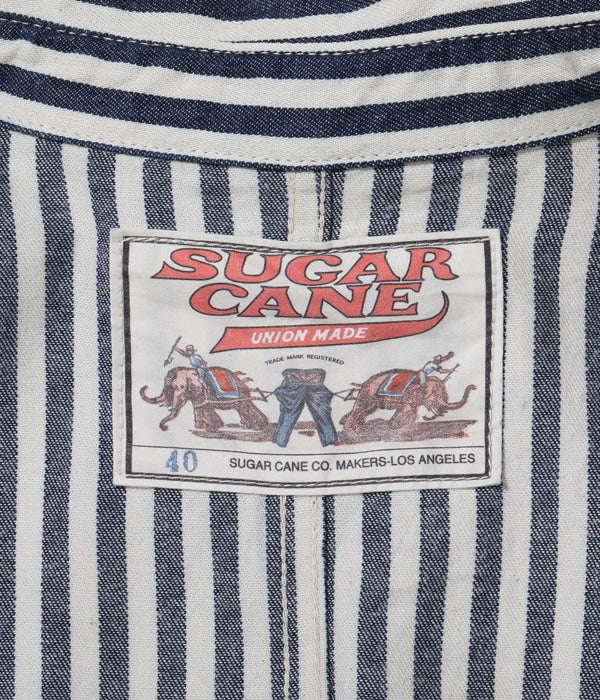 HEADLIGHT × FICTION ROMANCE NOS 7oz. 1/4" INDIGO STRIPE WORK COAT