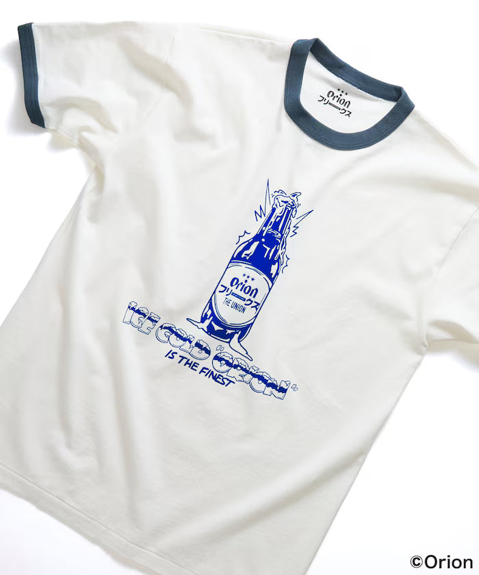 [Release on 5/29 12:00] Special Order ORION RINGER BEER TEE - White/Navy