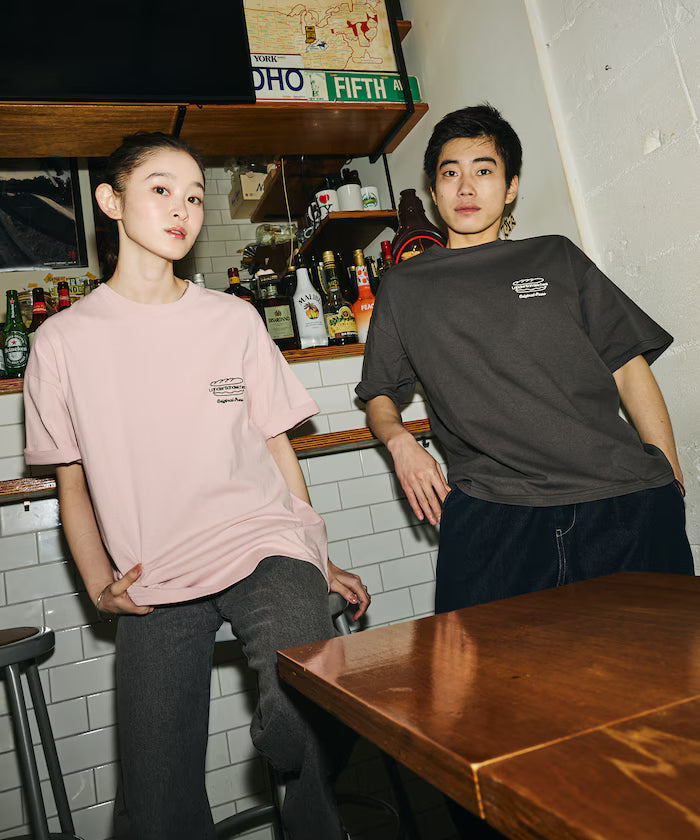 LANDER SANDWICHES×FREAK'S STORE/Lander Limited Edition Big Silhouette Back Print Crew Neck T-Shirt 【Limited Release】