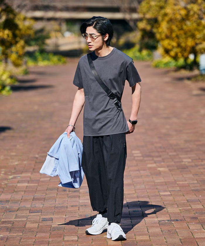 AiRide/Air Ride Semi-Wide Silhouette Cropped Easy Pants/Pocketable/Quick-Dry/UV Cut 【Limited Edition】