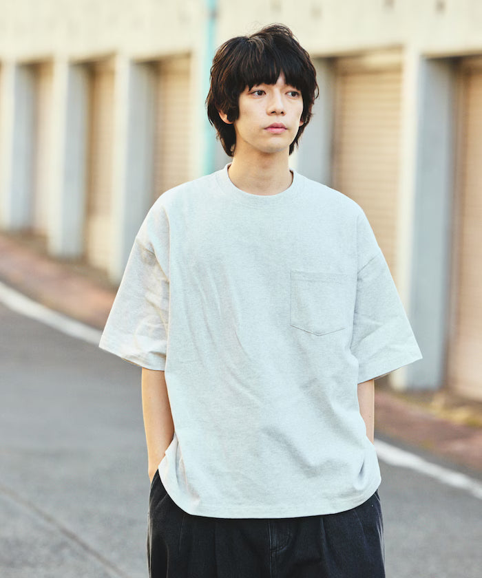 9 oz Heavyweight Big Silhouette Crew Neck Pocket T-Shirt / Heavyweight [Limited Edition]