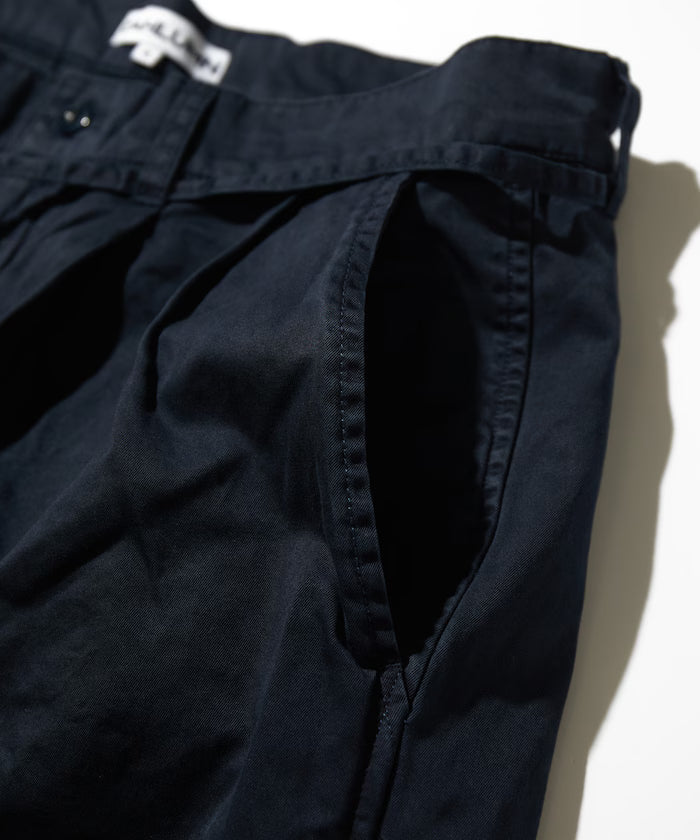 Extra Long Staple Organic Cotton 2 Tuck Chino Shorts