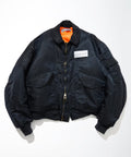 3M Reflector Patch Magazine Pocket Flight Jacket "CWU-45P" - Navy