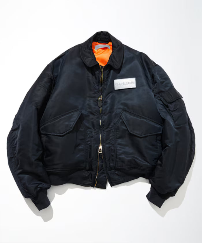 3M Reflector Patch Magazine Pocket Flight Jacket "CWU-45P" - Navy