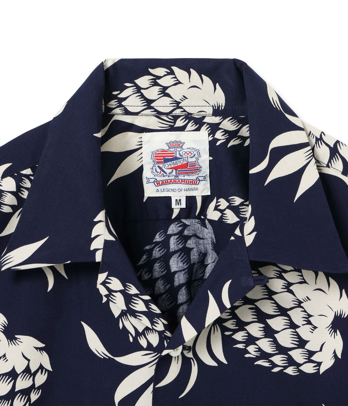 DUKE KAHANAMOKU COTTON HAWAIIAN SHIRT “DUKE'S PINEAPPLE”