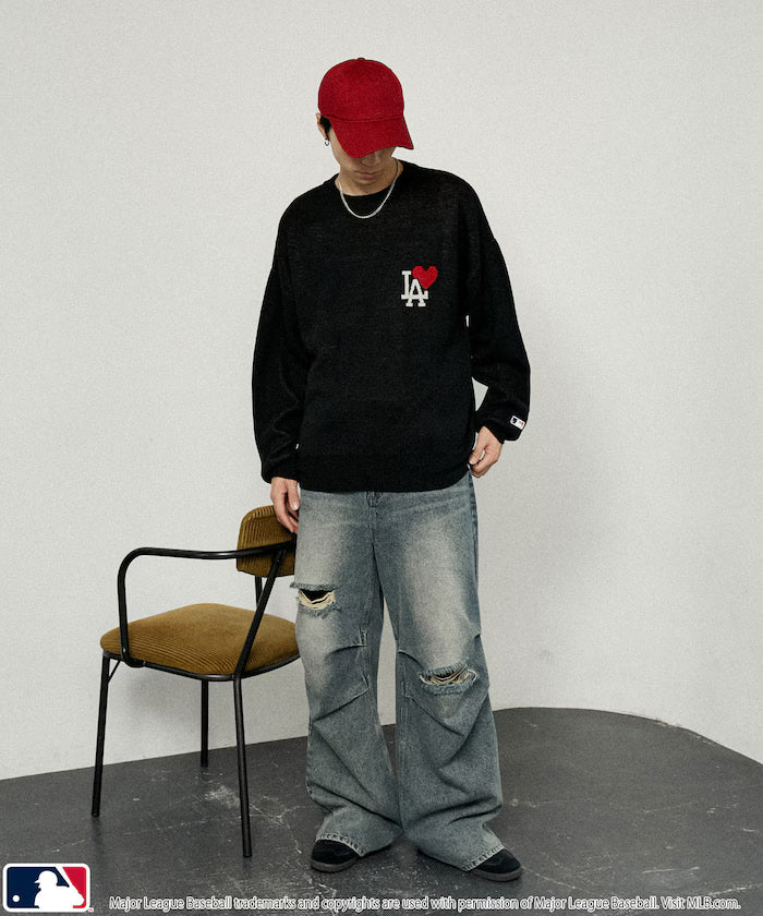 Custom HEART LOGO KNIT