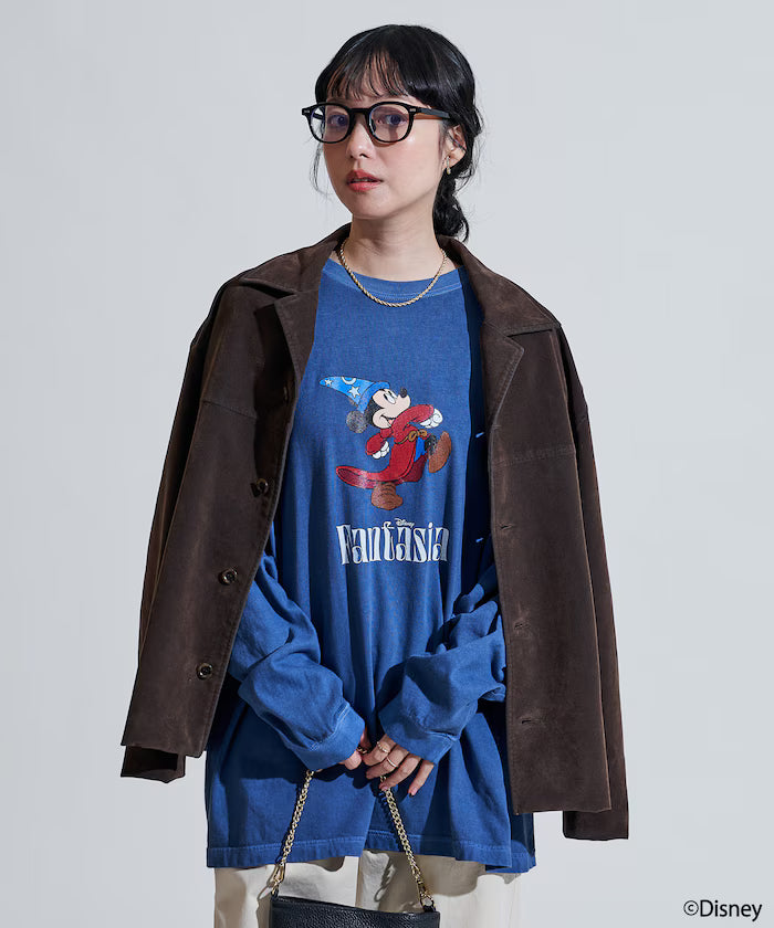 [DISNEY FANTASIA] Big Front Print Long T