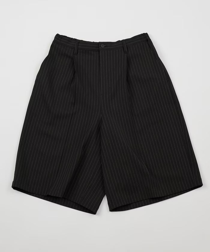 1-Tack Baggy Silhouette Slacks Short Pants