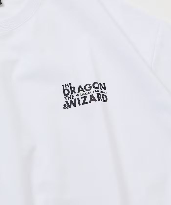 Wakana Yamazaki×FREAK'S STORE THE DRAGON & WIZARD Back Print Crew Neck T-Shirt [Limited Edition]