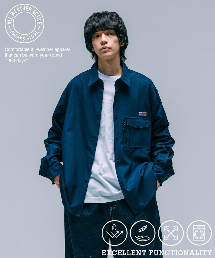 ALL WEATHER ACTIVE WEAR/All Weather Active Wear Relaxed Fit Pocket Shirt 【Limited Edition】